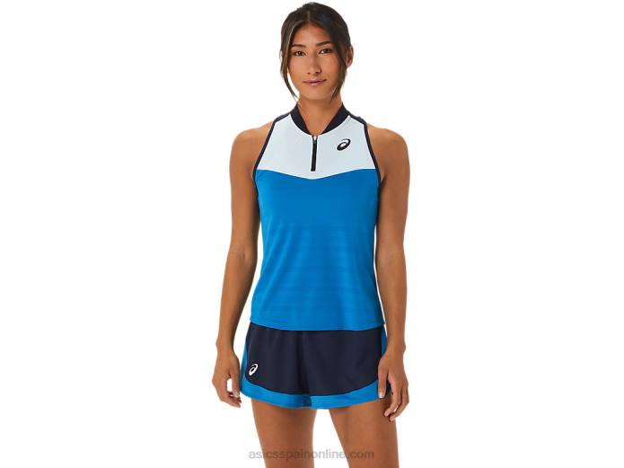 camiseta sin mangas de mujer Asics 4L682251 cielo/azul renacido