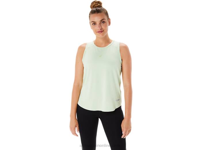 top sin mangas actibreeze mujer Asics 4L682284 susurro verde