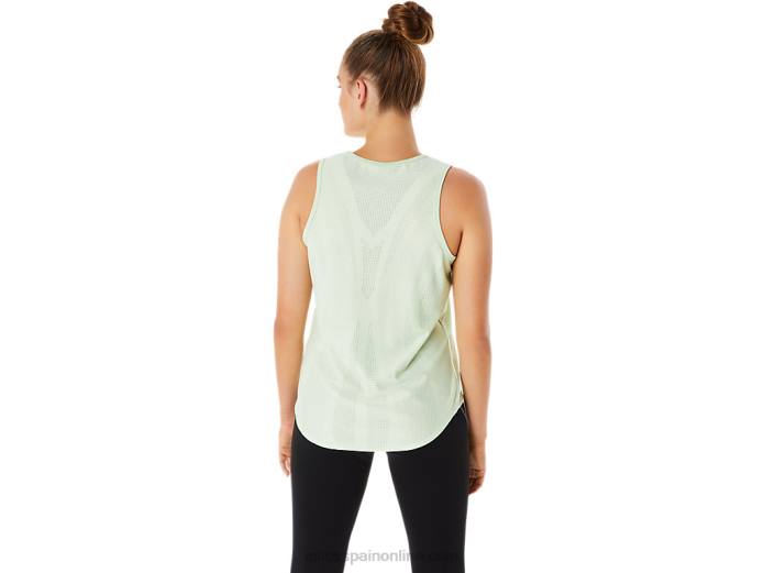 top sin mangas actibreeze mujer Asics 4L682284 susurro verde