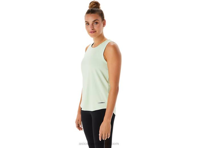 top sin mangas actibreeze mujer Asics 4L682284 susurro verde