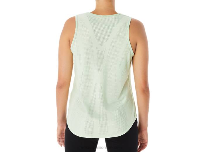 top sin mangas actibreeze mujer Asics 4L682284 susurro verde