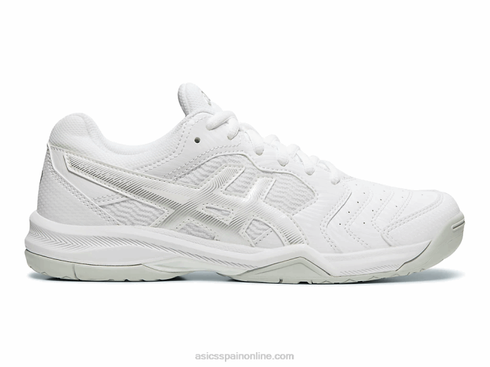 gel dedicado 6 Asics 4L682592 plata blanca