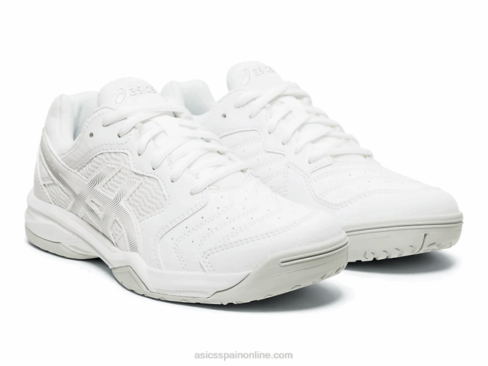 gel dedicado 6 Asics 4L682592 plata blanca