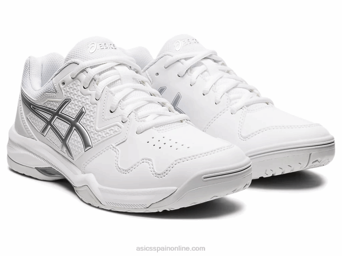 gel dedicado 7 Asics 4L683768 blanco/plata pura