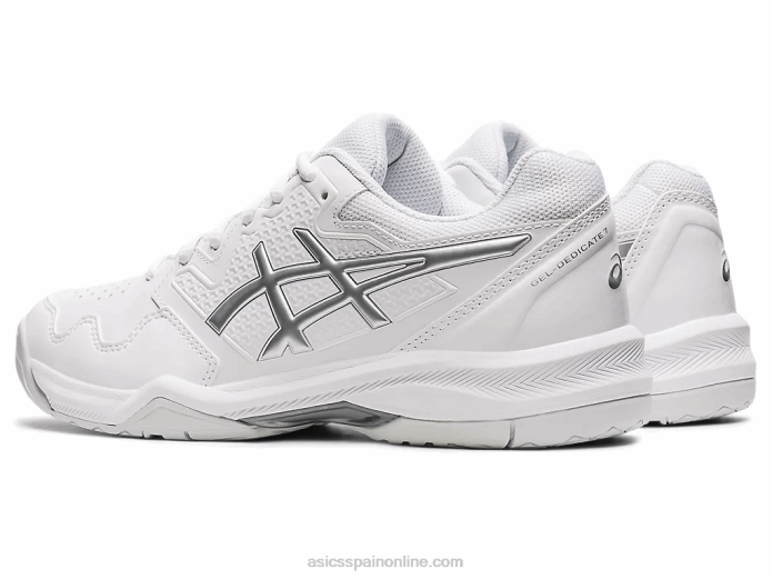 gel dedicado 7 Asics 4L683768 blanco/plata pura