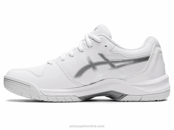 gel dedicado 7 Asics 4L683768 blanco/plata pura