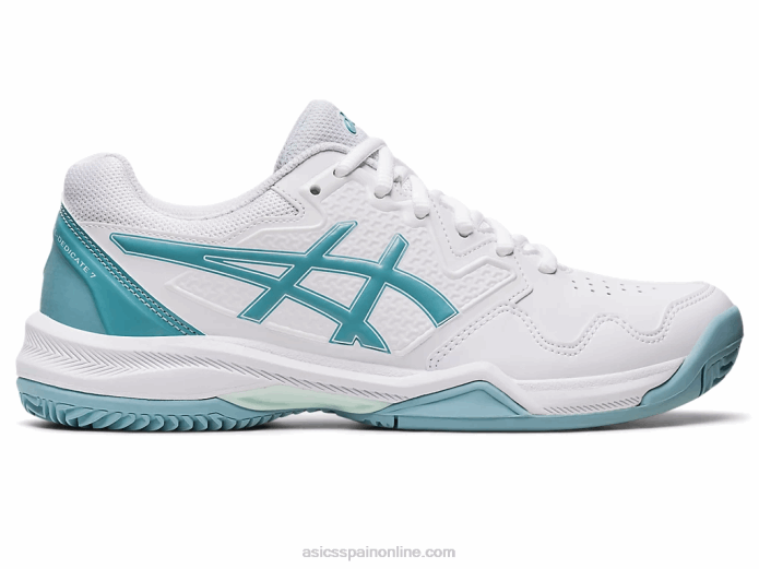 gel-dedicate 7 arcilla Asics 4L683184 blanco/azul humo