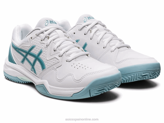 gel-dedicate 7 arcilla Asics 4L683184 blanco/azul humo