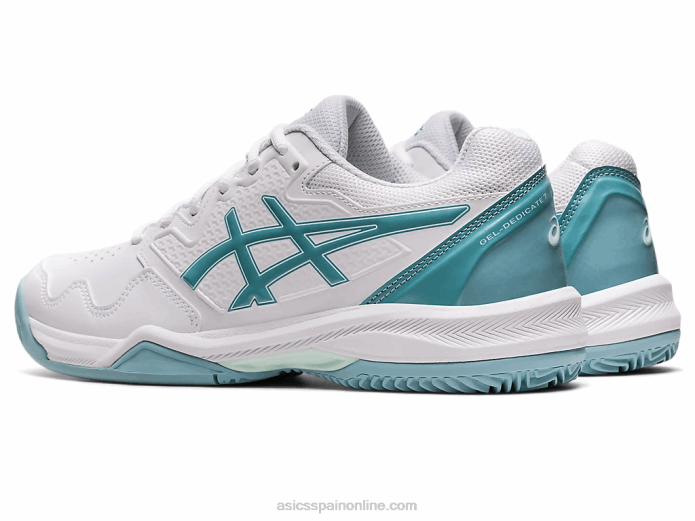 gel-dedicate 7 arcilla Asics 4L683184 blanco/azul humo