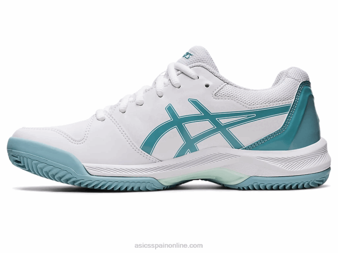 gel-dedicate 7 arcilla Asics 4L683184 blanco/azul humo