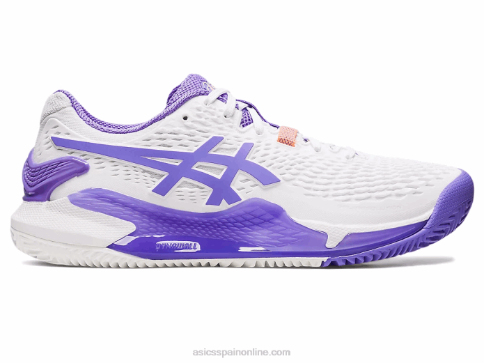 gel-resolución 9 arcilla Asics 4L682452 blanco/amatista