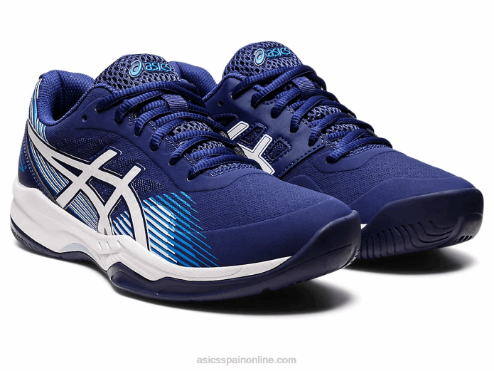 juego de gel 8 Asics 4L683098 buceo azul/blanco