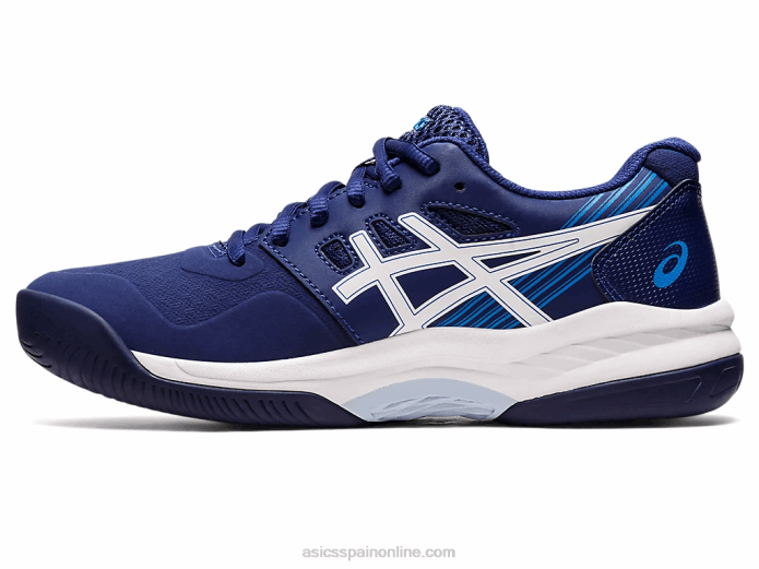 juego de gel 8 Asics 4L683098 buceo azul/blanco