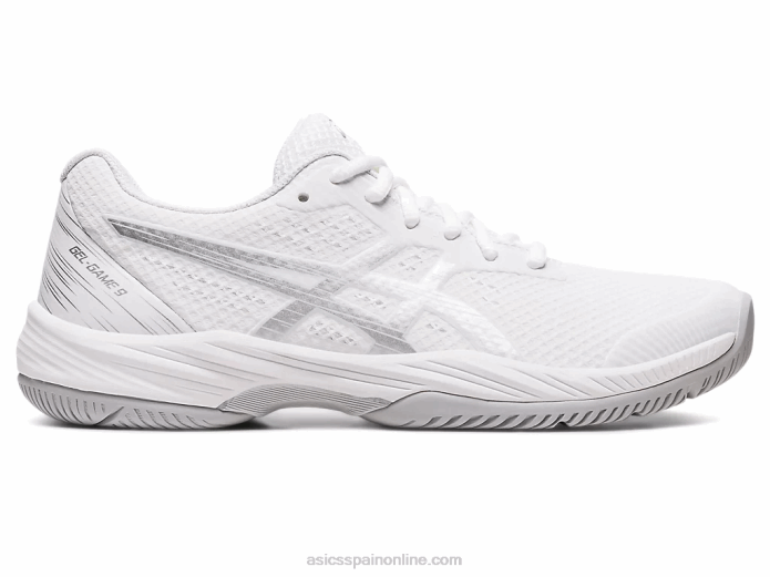 juego de gel 9 Asics 4L682417 blanco/plata pura