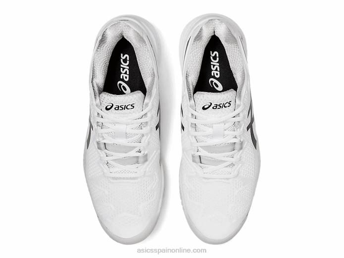 resolución de gel 8 Asics 4L684152 blanco negro