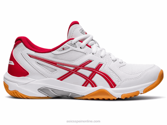 gel-cohete 10 Asics 4L683945 blanco/rojo clásico