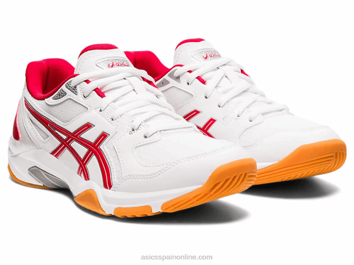 gel-cohete 10 Asics 4L683945 blanco/rojo clásico