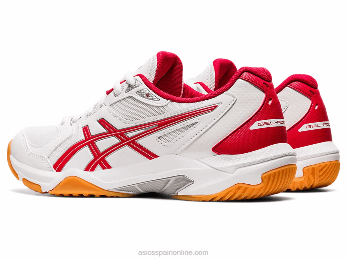 gel-cohete 10 Asics 4L683945 blanco/rojo clásico