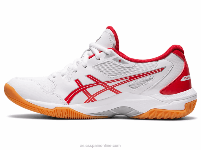 gel-cohete 10 Asics 4L683945 blanco/rojo clásico