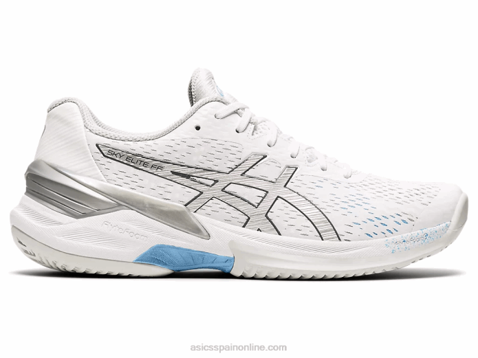 élite del cielo ff Asics 4L683531 blanco/plata pura