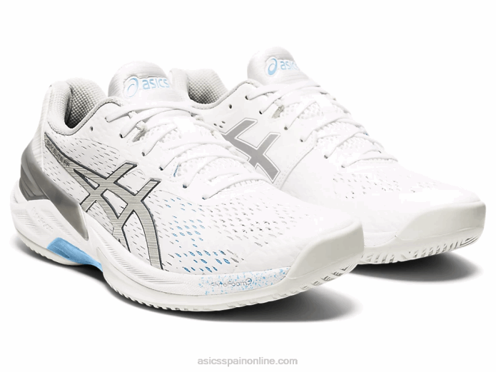 élite del cielo ff Asics 4L683531 blanco/plata pura