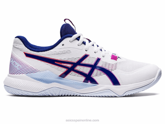 táctica de gel Asics 4L683093 blanco/azul marino