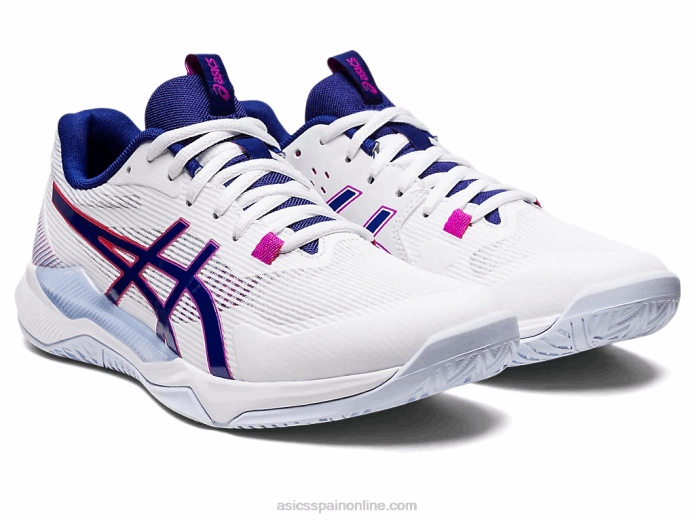 táctica de gel Asics 4L683093 blanco/azul marino