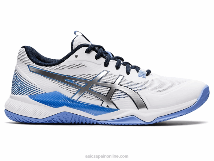 táctica de gel Asics 4L683591 blanco/azul bígaro