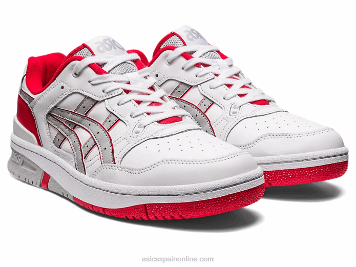 ex89 Asics 4L68149 blanco/rojo clásico