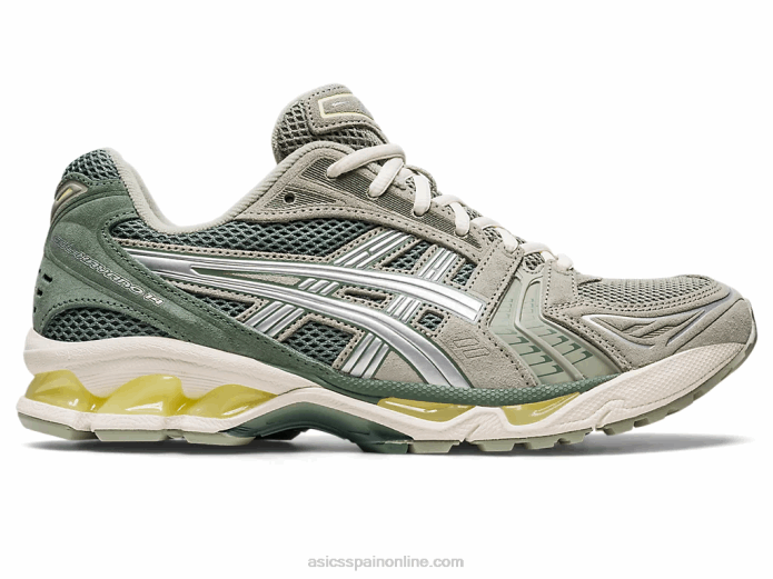 gel-kayano 14 Asics 4L68625 gris oliva/plata pura