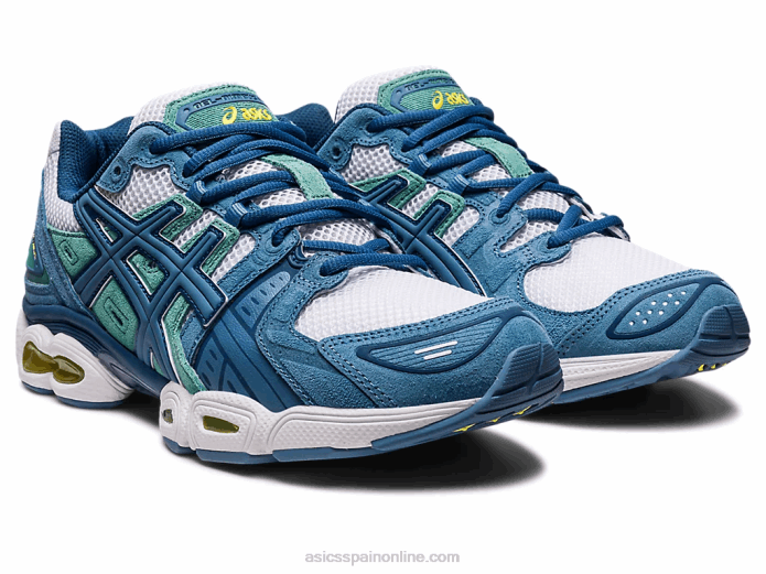 gel-nimbus 9 Asics 4L68551 hilo blanco/gris