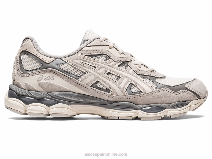 gel-nyc Asics 4L6851 crema/gris ostra