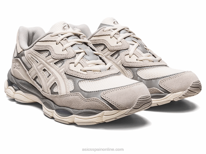 gel-nyc Asics 4L6851 crema/gris ostra