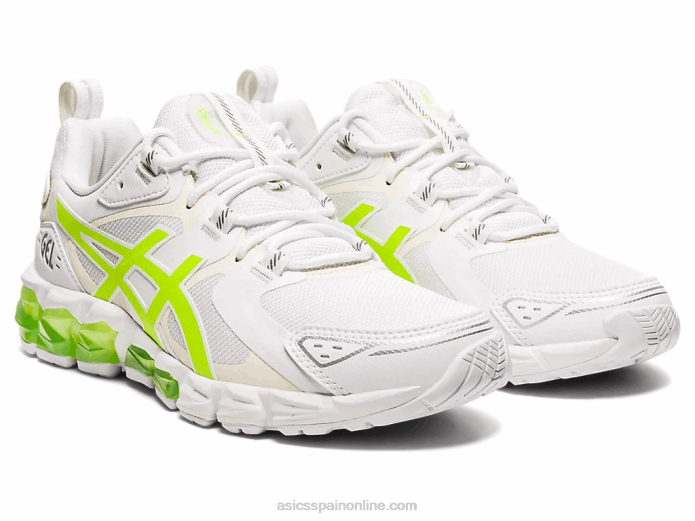 gel-quantum 180 Asics 4L684036 blanco/verde peligro