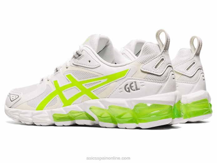 gel-quantum 180 Asics 4L684036 blanco/verde peligro