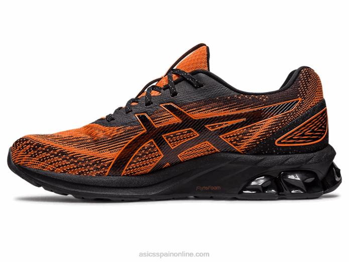 gel-quantum 180 vii Asics 4L68629 negro/habanero