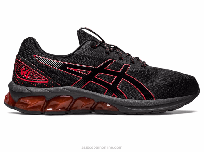 gel-quantum 180 vii Asics 4L68742 alerta negra/roja