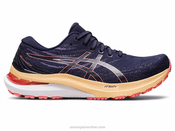 gel-kayano 29 Asics 4L682400 medianoche/papaya