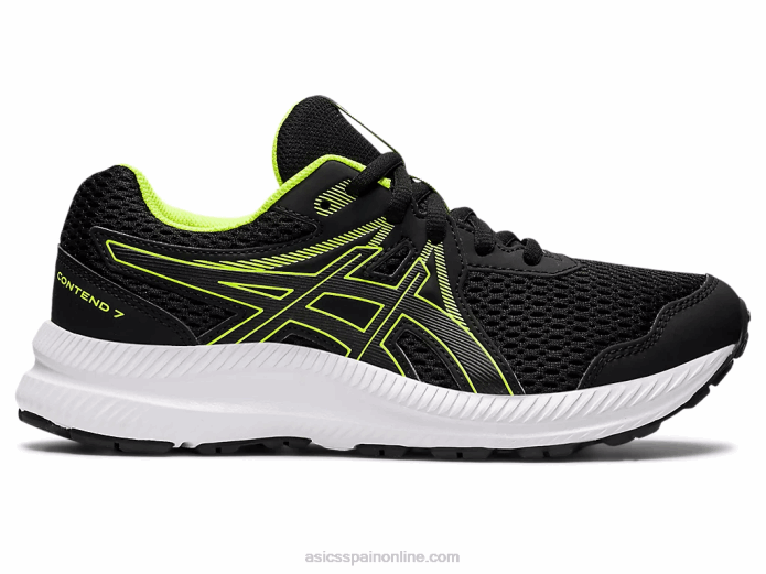 competir 7 grado escuela Asics 4L684486 negro/verde peligro