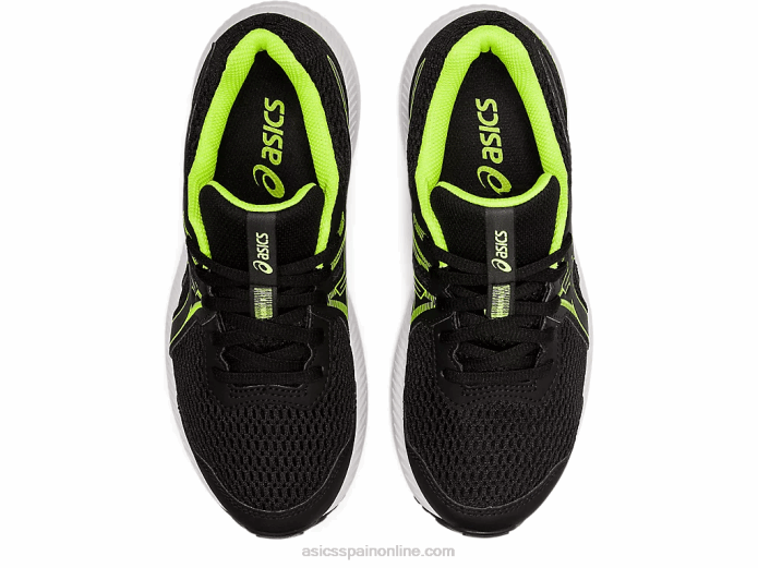 competir 7 grado escuela Asics 4L684486 negro/verde peligro