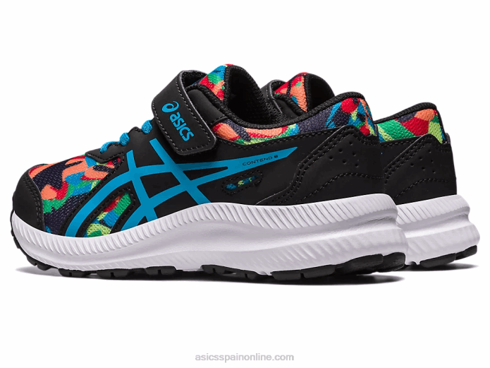 contend 8 preescolar Asics 4L684247 negro/azul isla