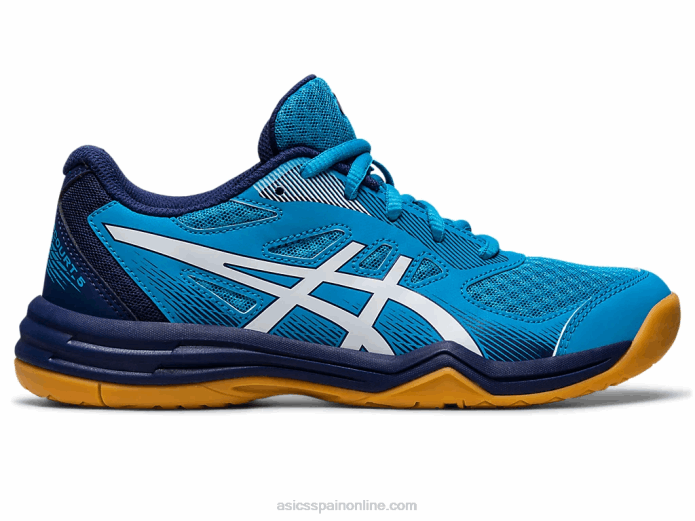 escuela de grado 5 upcourt Asics 4L684271 isla azul/blanco