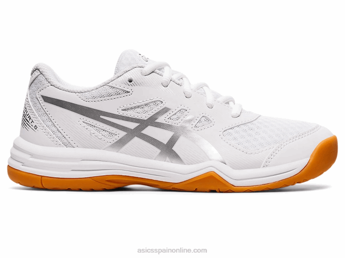 escuela de grado 5 upcourt Asics 4L684388 blanco/plata pura