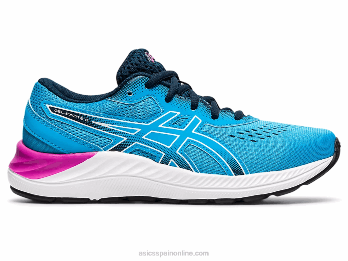 escuela gel-excite 8 grado Asics 4L684528 aguamarina digital/blanco