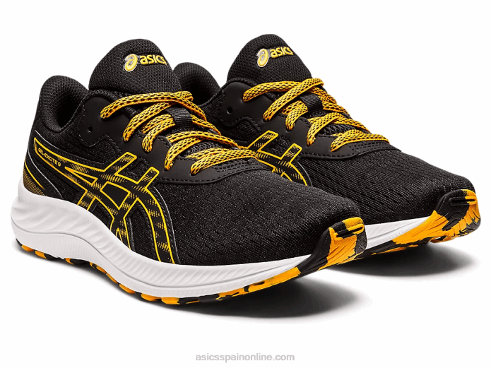 gel-excite 9 grado escuela Asics 4L684384 negro/ámbar