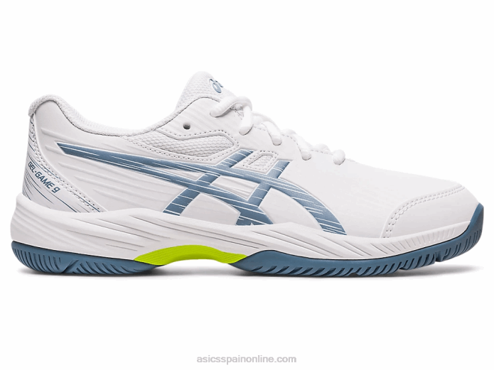 gel-juego 9 grado escuela Asics 4L684267 blanco/azul acero