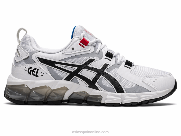 gel-quantum 180 6 escuela primaria Asics 4L684422 blanco negro