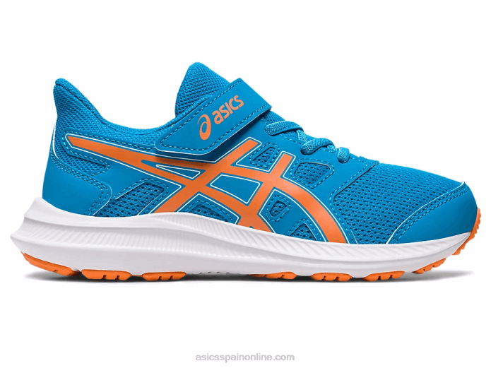 sacudida 4 preescolar Asics 4L684261 azul isla/melocotón sol