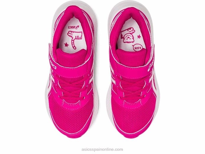 sacudida 4 preescolar Asics 4L684264 rosa rave/blanco