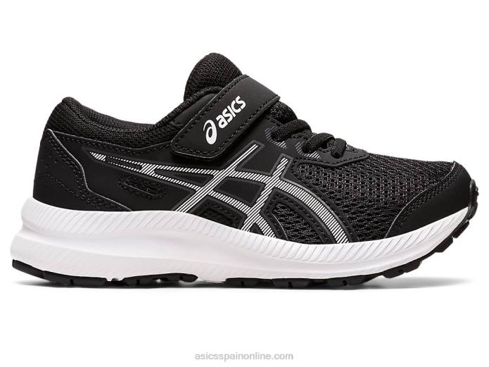 contend 8 preescolar Asics 4L684330 blanco negro